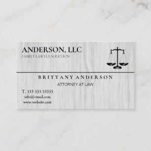 Professionell Attorney Visitkort