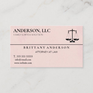 Professionell Attorney Visitkort