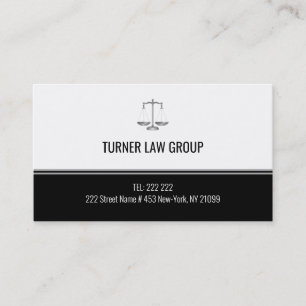 Professionell Attorney Visitkort