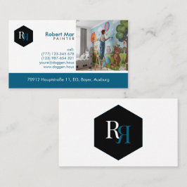 Professionell Automatisk Logotyp Visitkort