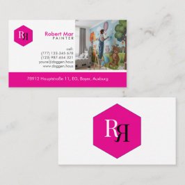 Professionell Automatisk Logotyp Visitkort
