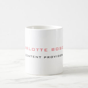 Professionell av minimalistisk Elegant Kaffemugg