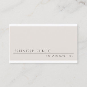 Professionell av modern Elegant - minimalistisk ma Visitkort
