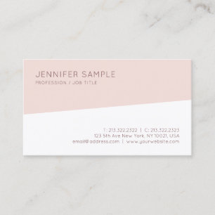 Professionell av modern Elegant - minimalistisk ma Visitkort