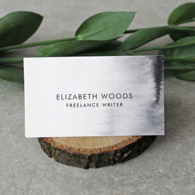 Professionell B för svartvit Abstrakt Visitkort (Skapare uppladdad)