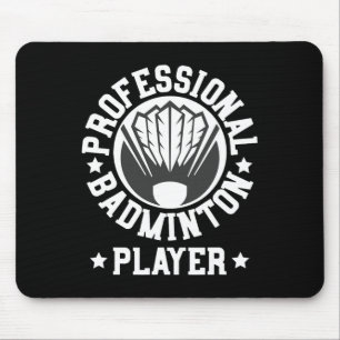 Professionell Badminton Player Shuttle Gift Tee Musmatta