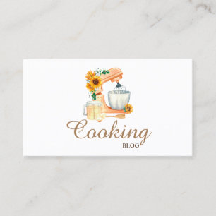Professionell,Bageri handverktyg,Solrosor,Kokning Visitkort