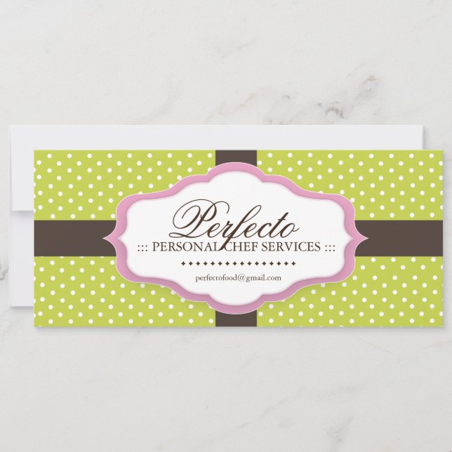 Professionell Bakery Boutique Gift-certifikat (Framsida)