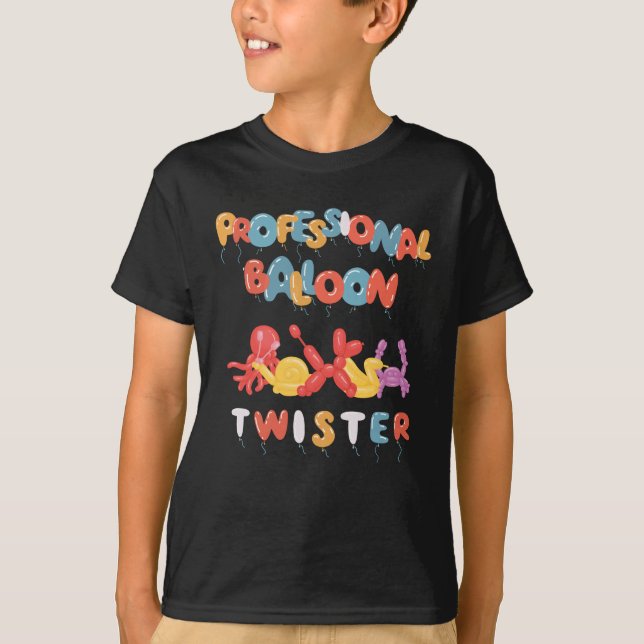 Professionell Balloon Twister Balloon T Shirt (Framsida)