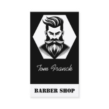 Professionell Barber Shop Black and white