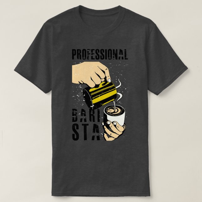 PROFESSIONELL BARISTA T SHIRT (Design framsida)