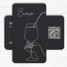 Professionell Bartender-Anpassningsbar QR