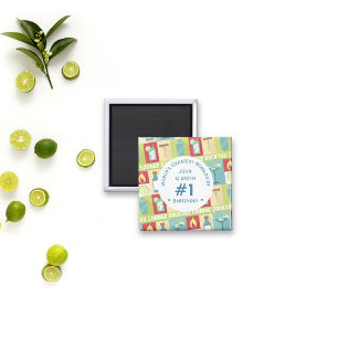 Professionell Bartender Favor Award ・ Anpassningsb Magnet
