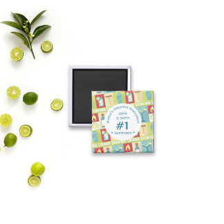 Professionell Bartender Favor Award ・ Anpassningsb Magnet