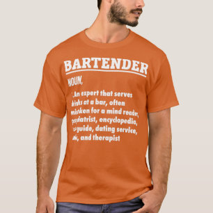 Professionell Bartender Gift Bartender Shirt Barte T