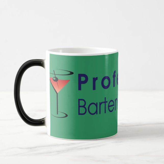 Professionell Bartender-skolkaffe Mugg (Vänster)