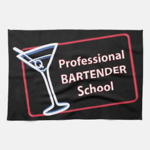 Professionell Bartending School Pub Towel Kökshandduk