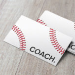 Professionell Baseball Coach Sport Instruction Visitkort<br><div class="desc">Professionell Baseball Coach Affärskort för idrottsinstruktion</div>