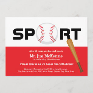 Professionell Baseball pension tränare Inbjudningar