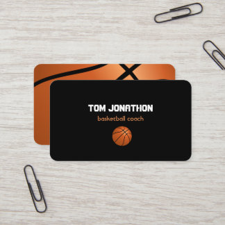 professionell baskettränare visitkort