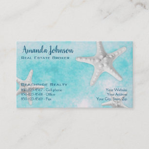 Professionell Beach Real Gods Starfish Din Logotyp Visitkort