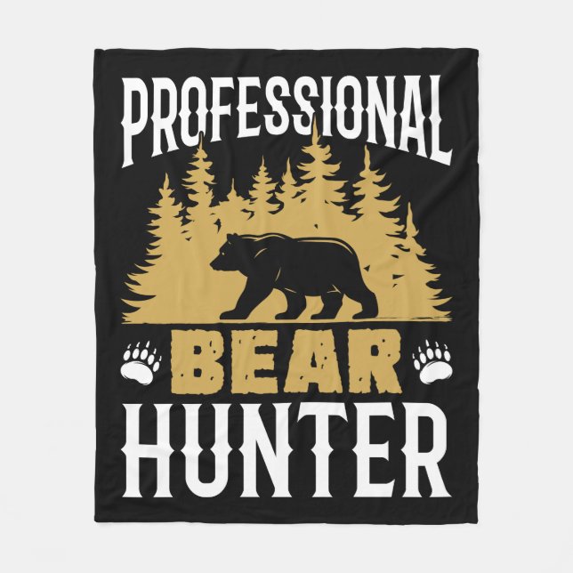 Professionell Bear Hunter Fleecefilt (Framsidan)