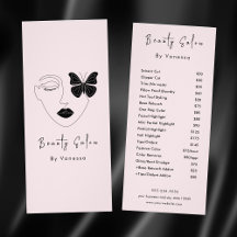 Professionell Beauty Salon Pris List Services