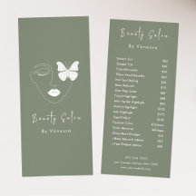 Professionell Beauty Salon Pris List Services