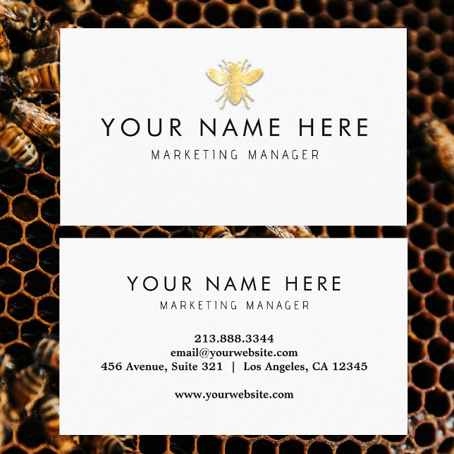 professionell Bee BeeKeeper Honung Visitkort (Skapare uppladdad)