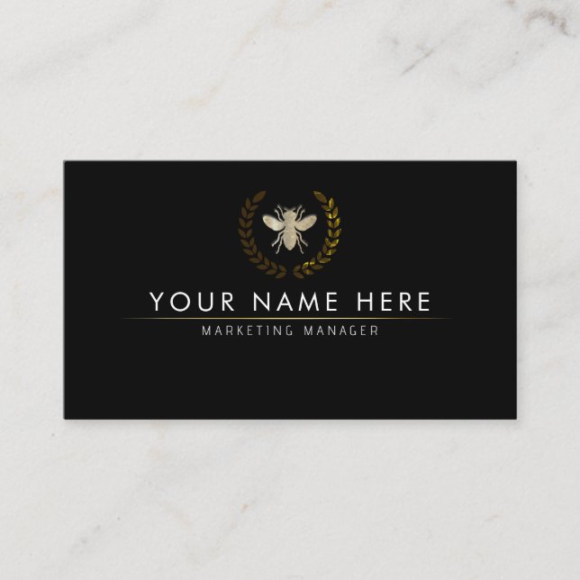 professionell Bee BeeKeeper Honung Visitkort (Framsida)