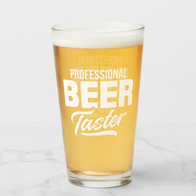 Professionell Beer Taster Glaskopp (Framsida fylld)