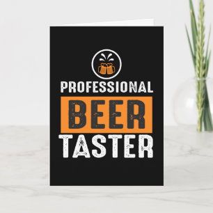 Professionell Beer Taster Kort