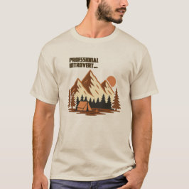 Professionell Bergsintrovert T Shirt