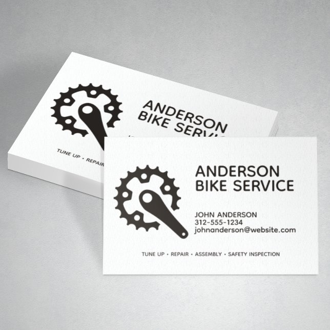 Professionell Bike Repair Maintenance Tränar Visitkort (Skapare uppladdad)