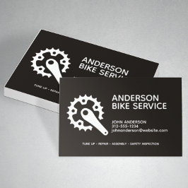 Professionell Bike Repair Maintenance Tränar Visitkort