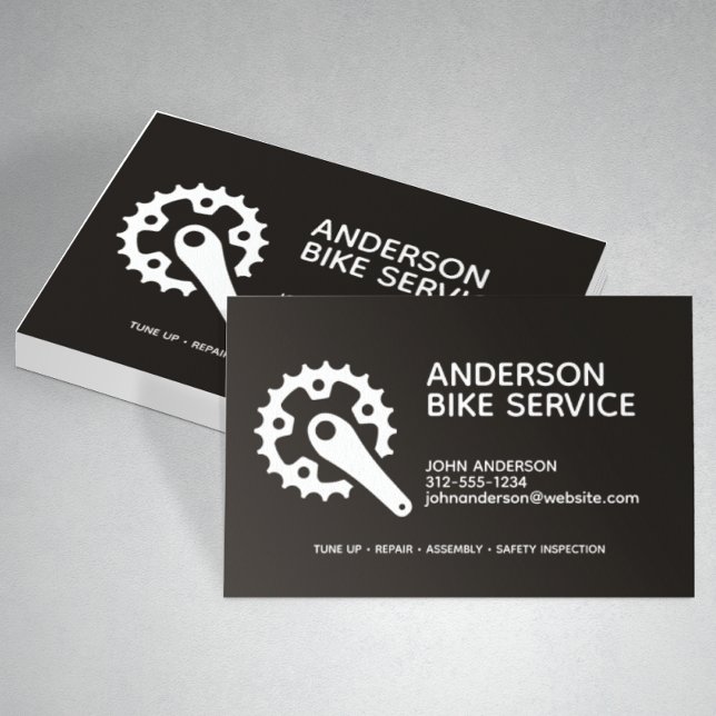 Professionell Bike Repair Maintenance Tränar Visitkort (Skapare uppladdad)