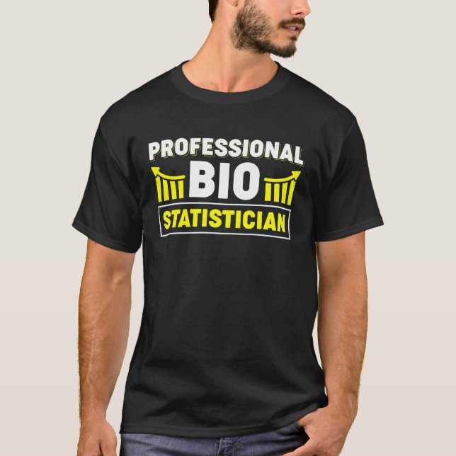 Professionell Biostatistiker T Shirt (Framsida)