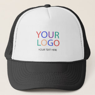 Professionell Black Anpassningsbar Company Logotyp Keps