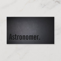 Professionell Black Astronomer-Affärskort
