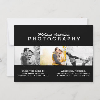 PROFESSIONELL BLACK | FOTOGRAFI FLYER