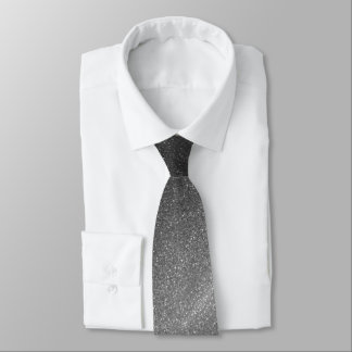 Professionell Black Glitter Ombre Gnistra Groom Slips