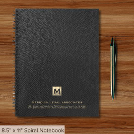 Professionell Black Guld Monogram