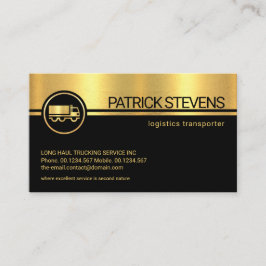 Professionell Black Rand Guld Struktur Visitkort