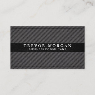 Professionell Black Rand Visitkort