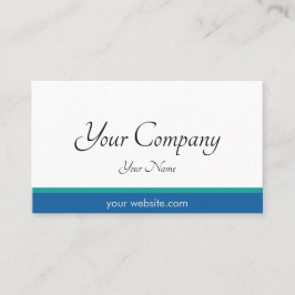 Professionell Blue Minimal Visitkort