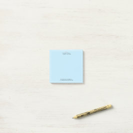 Professionell Blue Minimalist Post-it Block