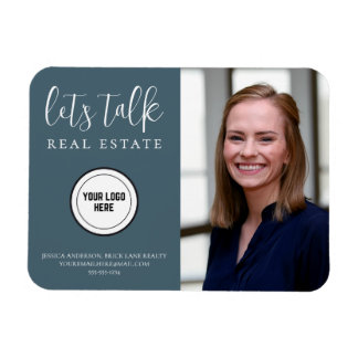 Professionell Blue Real Gods Marknadsföring Magnet