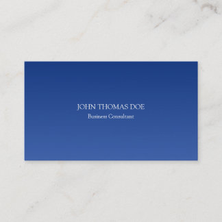 Professionell Blue Simple Gradient Hombre, effekt Visitkort