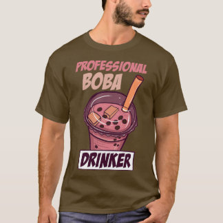 Professionell Boba Drinker Funny Bubble Tea 1 T Shirt