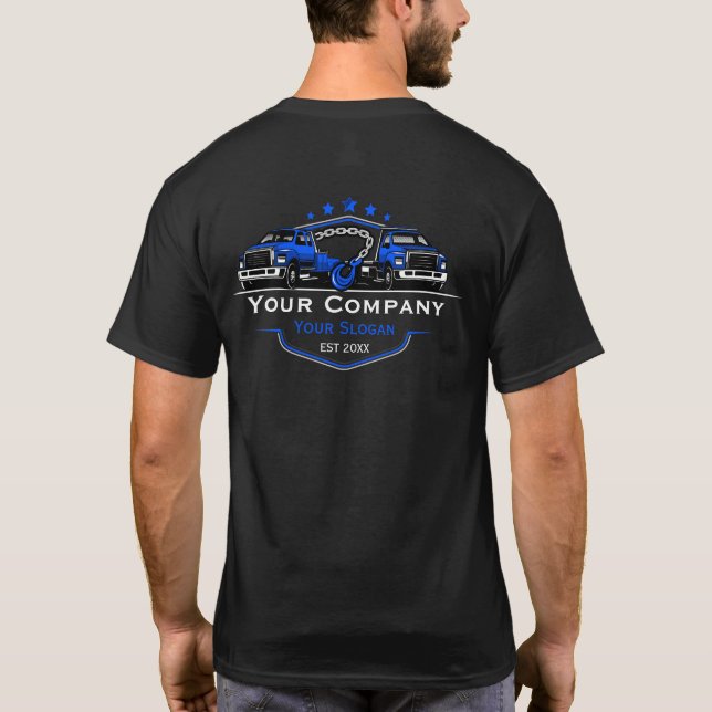 Professionell Bogseringsfirma, Transporttjänst T Shirt (Baksida)